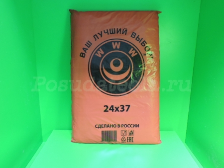 Пакет фасовочный 24*37 h-7мкм (красная) ПНД  Россия